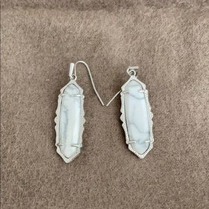 Kendra Scott dangle marble earrings